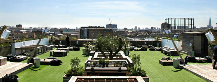 Rooftop Bars In London Sky High Activity Bars Candlelit Roof Terraces