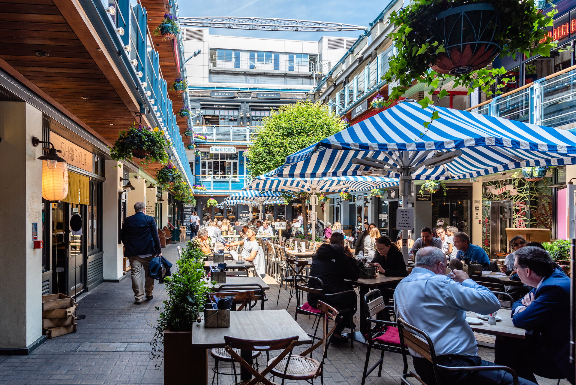 Kingly Court is the perfect destination if you're around Carnaby